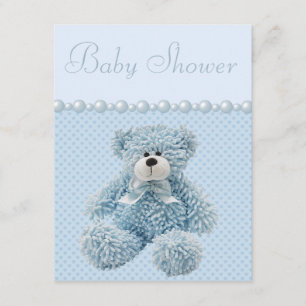 Invitation Bébé Bébé Bébé Bleu Douche-Garçon