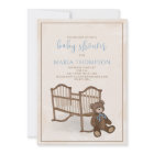 Bébé Bleu Teddy Ours QR Code Social Media