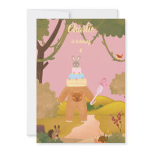 Bébé Bunny Forest anniversaire
