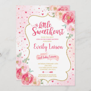 Invitation Bébé d'amoureux d'invitation de baby shower de