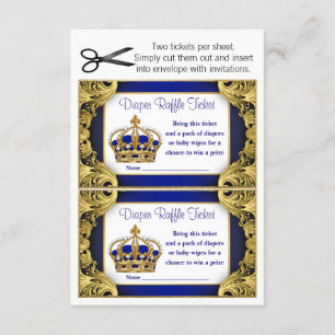 Invitation Bébé de Prince Bébé Billets de roulettes