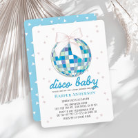 Bébé Disco Bleu Boule à Facettes Arc Garçon Baby S