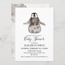 Bébé Empereur Penguin Baby shower d'hiver