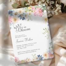BÉBÉ EN BLOOM ! Fleur sauvage, Baby shower