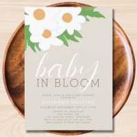 Bébé En Fleur Baby shower Non Sexe