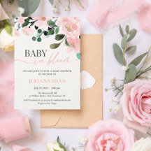 Bébé en fleur d'aquarelle fleurie Baby shower fill