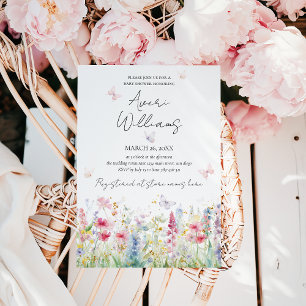 Invitation Bébé en Fleur Fleur Fleur Fleur Fleur Fleur Fleur 