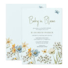 Bébé en fleur fleur sauvage baby shower de printem