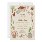 Bébé En Fleur Jardin Cultivant Baby shower Familia