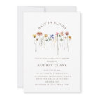 Bébé Fleur sauvage coloré dans le Baby shower en f