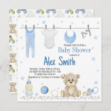 Bébé garçon à l'aquarelle