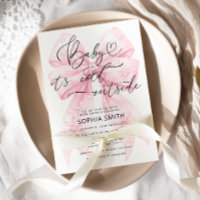 Bébé Il fait froid à l'extérieur Baby shower fille