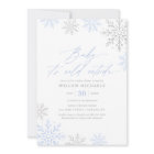 Bébé Il fait froid dehors Baby shower de Snowflake