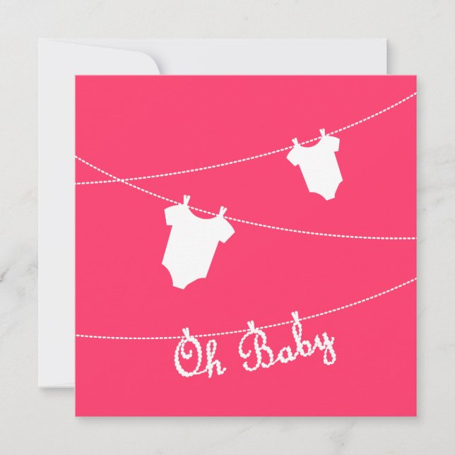 Invitation Bébé !Invitation Baby shower (Devant)