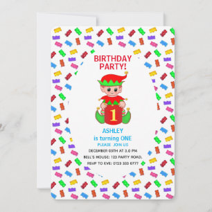 Invitation Bébé mignon/Enfant Anniversaire