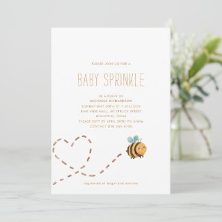 INVITATION BÉBÉ MODERNE MODERNE BÉBÉ SPRINKLE |