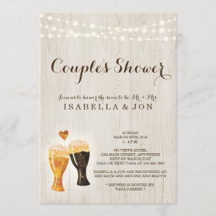 Invitation Bébé nuptiale de mariage d'invitation de douche de