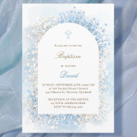Bébé Respiration blanc bleu bébé garçon Baptême