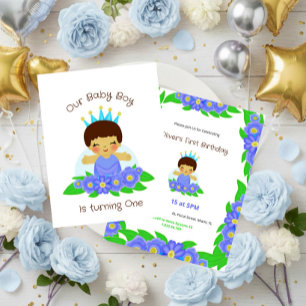 Invitation Bébé royal garçon