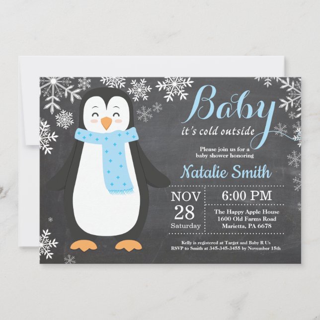 Invitation Bébé son Baby shower de bébé à l'extérieur du ping (Devant)