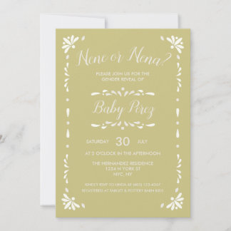 Invitation bébé Talavera mexicaine