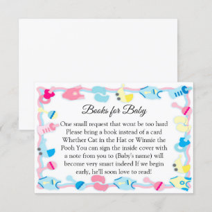 Invitation Bébés Jouets Baby showers Livres Pour Bébés