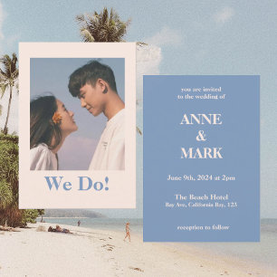 INVITATION BEIGE BLEUES DUSQUEMENT BLEU MUTÉES TONNES