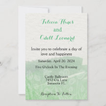 Beige Boho Floral Vert Vert Aquarelle moderne Mari
