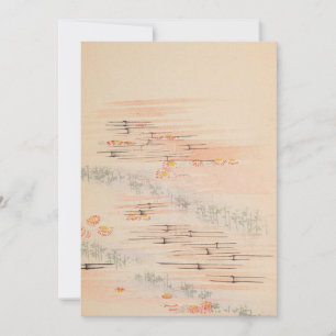 Invitation Belle conception japonaise Vintage