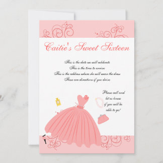 Invitation Belle et belle robe