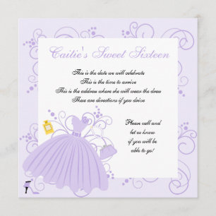 Invitation Belle et belle robe