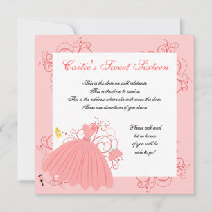 Invitation Belle et belle robe