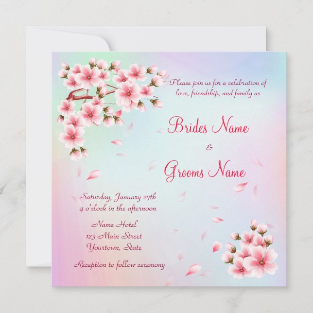 Invitation Belle Sakura (Devant)