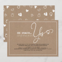 Belle typographie Jolie fête d'engagement moderne