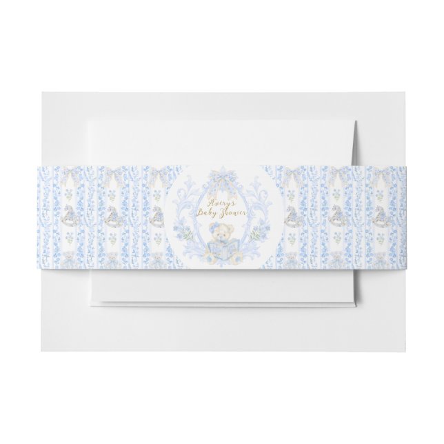 Invitation Belly Band (Front Example)