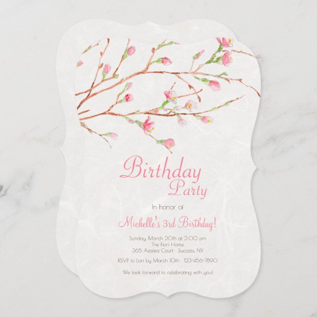 Invitation Bénédiction Douce (Devant / Derrière)