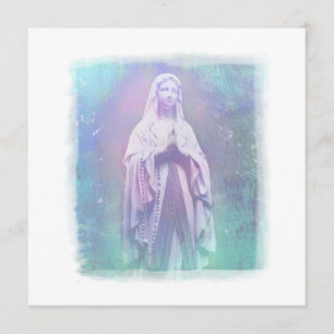 Invitation bénie de Vierge Marie