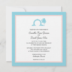 Invitation Bermudes Moongate Mariage Destination
