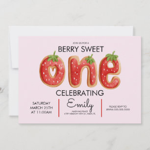 Invitation Berry Cookies One Plaid Rose Red Anniversaire Part