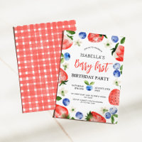 Berry fraise 1er anniversaire