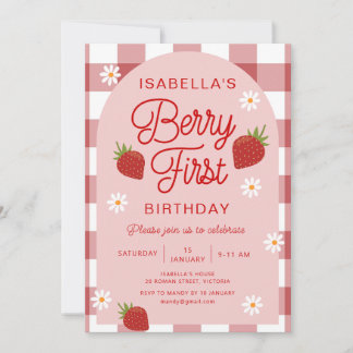 Invitation Berry Premier anniversaire
