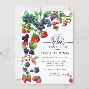 Invitation Berry Sweet Baby shower