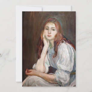 Invitation Berthe Morisot - Julie rêvant