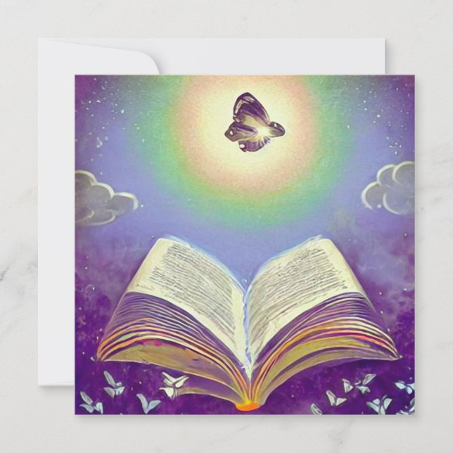 Invitation Bible & Papillon (Devant)