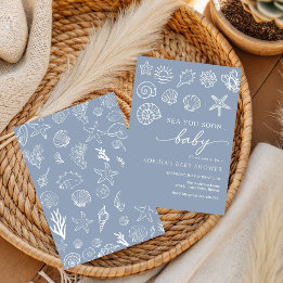 Invitation Bientôt sous la mer, sous la mer pour la baby show