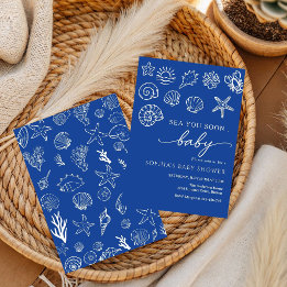 Invitation Bientôt sous la mer, sous la mer pour la baby show