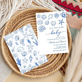 Invitation Bientôt sous la mer, sous la mer pour la baby show