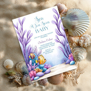Invitation Bientôt sous l'océan Baby Shower