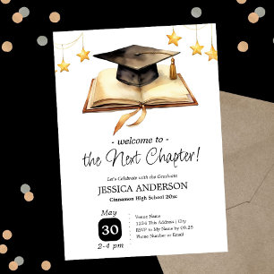 Invitation Bienvenue à la fête de remise des diplômes du proc