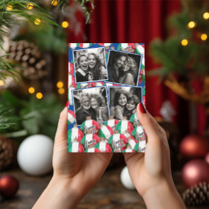 Invitation Bienvenue de Noël à Buon Natale Royal Blue Invitat